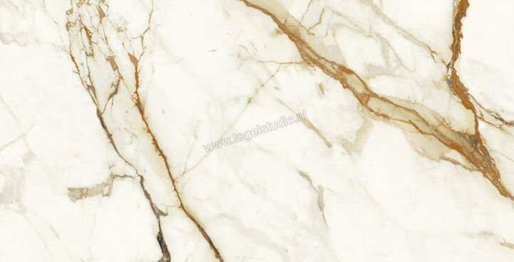  Atlas Concorde Marvel Shine Calacatta Imperiale 75x150 cm Vloertegel / Wandtegel Glanzend Vlak Lappato A7GD | 418828