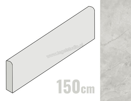  Atlas Concorde Marvel X Grey Cloud 7.2x150 cm Plint Mat Vlak Silk AGGG | 418900