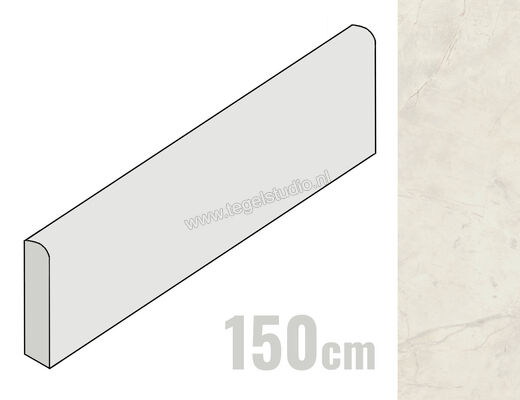  Atlas Concorde Marvel X Calacatta Perla 7.2x150 cm Plint Mat Vlak Silk AGGF | 418903