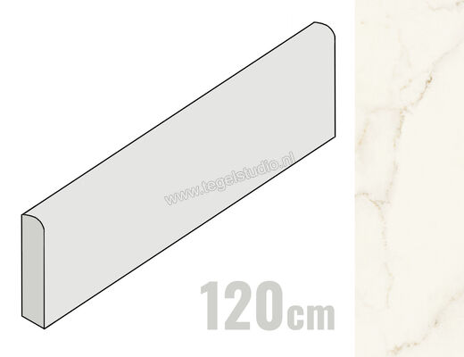  Atlas Concorde Marvel X Calacatta Apuano 7.2x120 cm Plint Mat Vlak Sensitech AGF6 | 418990