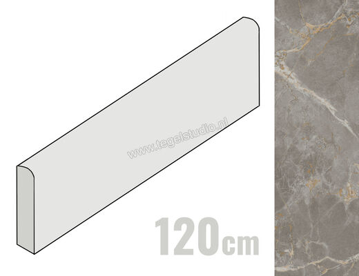  Atlas Concorde Marvel X Fior Di Bosco 7.2x120 cm Plint Mat Vlak Silk AGF5 | 418993