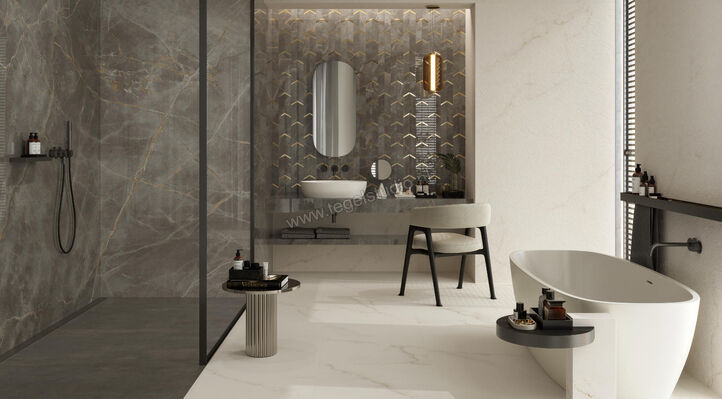  Atlas Concorde Marvel X Calacatta Apuano 60x120 cm Vloertegel / Wandtegel Mat Vlak Sensitech AFWI | 419071