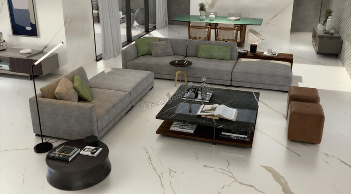  Atlas Concorde Marvel X Calacatta Sublime 120x120 cm Vloertegel / Wandtegel Mat Vlak Silk AFVK | 419401