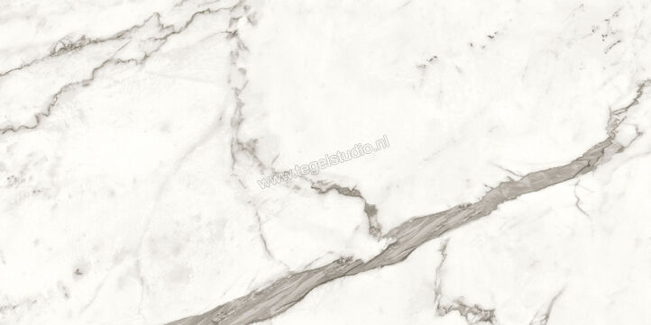  Atlas Concorde Marvel Shine Statuario Supremo 60x120 cm Vloertegel / Wandtegel Glanzend Vlak Lappato A4Q2 | 420910