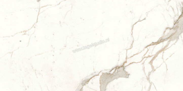  Atlas Concorde Marvel Shine Calacatta Prestigio 60x120 cm Vloertegel / Wandtegel Glanzend Vlak Lappato A4Q1 | 420934