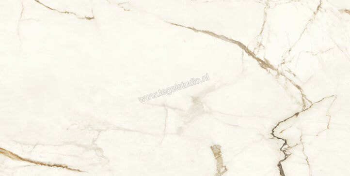  Atlas Concorde Marvel Shine Calacatta Imperiale 75x150 cm Vloertegel / Wandtegel Glanzend Vlak Lappato A4PI | 420958