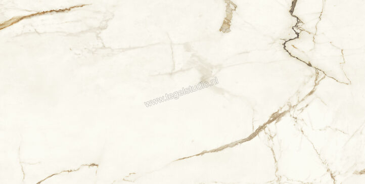  Atlas Concorde Marvel Shine Calacatta Imperiale 75x150 cm Vloertegel / Wandtegel Glanzend Vlak Lappato A4PI | 420964