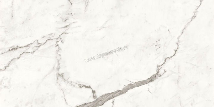  Atlas Concorde Marvel Shine Statuario Supremo 75x150 cm Vloertegel / Wandtegel Glanzend Vlak Lappato A4PH | 420976