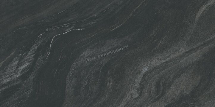  Atlas Concorde Marvel Diva Black Tempest 60x120 cm Vloertegel / Wandtegel Mat Vlak Velvet AU8J | 422767
