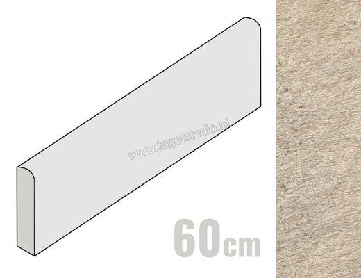  Atlas Concorde Norde Oro 7.2x60 cm Plint Mat Vlak Naturale A58Z | 423124