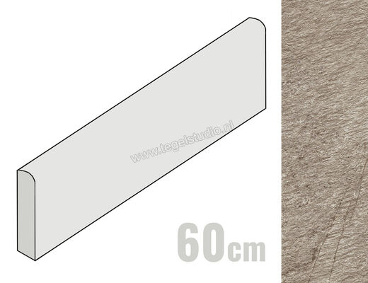  Atlas Concorde Norde Piombo 7.2x60 cm Plint Mat Vlak Naturale A582 | 423154