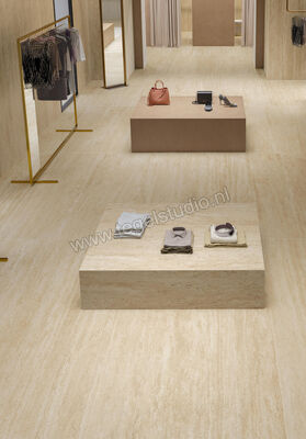  Atlas Concorde Marvel Travertine Sand Vein 60x120 cm Vloertegel / Wandtegel Mat Vlak Naturale AFUA | 423790