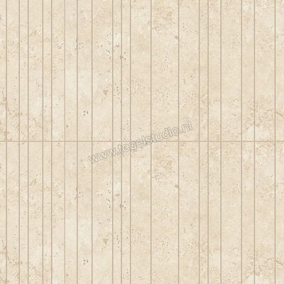  Atlas Concorde Marvel Travertine Sand Cross 29.5x60 cm Decor Mat Vlak Naturale AF9Q | 423817
