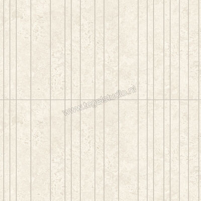  Atlas Concorde Marvel Travertine White Cross 29.5x60 cm Decor Mat Vlak Naturale AF9P | 423820