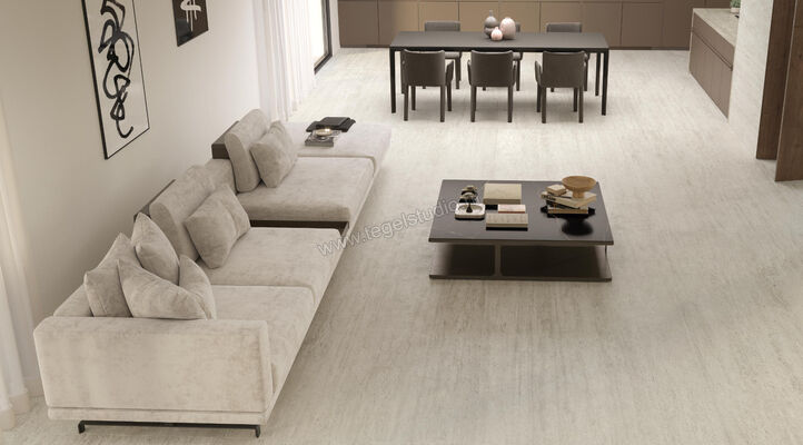  Atlas Concorde Marvel Travertine White Vein 60x120 cm Vloertegel / Wandtegel Mat Vlak Naturale A8UW | 423832