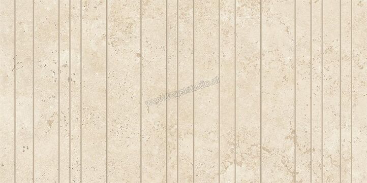  Atlas Concorde Marvel Travertine Sand Cross 29.5x60 cm Decor Mat Vlak Naturale AF9Q | 424168