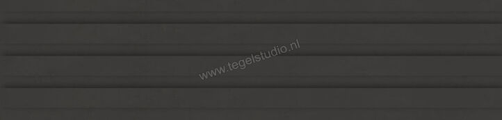  Ascot Ceramiche Pigmenta Black 28.8x120 cm Mozaiek Bacchette 3D Mat Vlak Naturale 02PIGMB70 | 424605