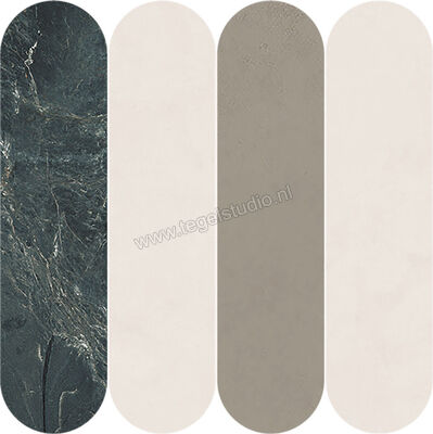  Ascot Ceramiche Pigmenta Mix Wild 30x30 cm Mozaiek Ovali Mat Vlak Naturale 02PIGMMIXWI | 424617