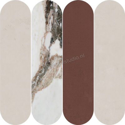  Ascot Ceramiche Pigmenta Mix Warm 30x30 cm Mozaiek Ovali Mat Vlak Naturale 02PIGMOMIXW | 424620