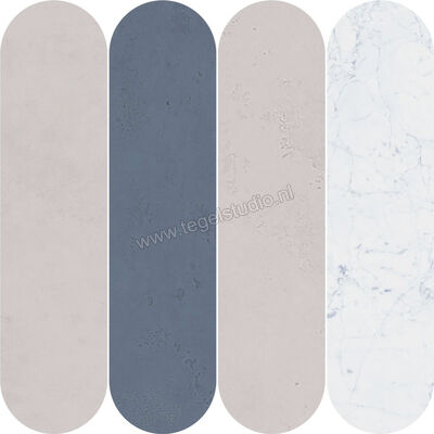  Ascot Ceramiche Pigmenta Mix Cold 30x30 cm Mozaiek Ovali Mat Vlak Naturale 02PIGMOMIXC | 424623