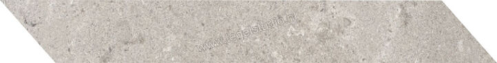  Ascot Ceramiche Signature Stone Grey 7.5x60 cm Vloertegel / Wandtegel Chevron Mat Vlak Naturale 02DSS0740CH | 424844