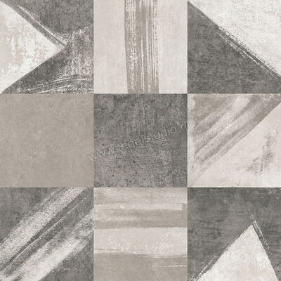 Villeroy & Boch Atlanta Grey Multicolor 60x60 cm Decor Voor Wand En Vloer Mat Vlak Vilbostoneplus 2660 AL65 0 | 42488