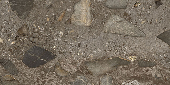  Fioranese I Ciottoli Sassi Antracite 60.4x120.8 cm Vloertegel / Wandtegel Mat Gestructureerd Naturale LMS620R | 426746