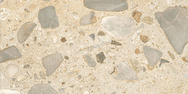  Fioranese I Ciottoli Sassi Beige 60.4x120.8 cm Vloertegel / Wandtegel Mat Gestructureerd Naturale LMS622R | 426758