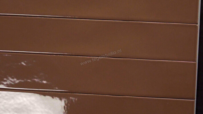  Marazzi Luz Caramel 5.3x30 cm Wandtegel Glanzend Gestructureerd Lux MFLM | 427523