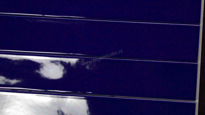  Marazzi Luz Cobalto 5.3x30 cm Wandtegel Glanzend Gestructureerd Lux MFMS | 427526