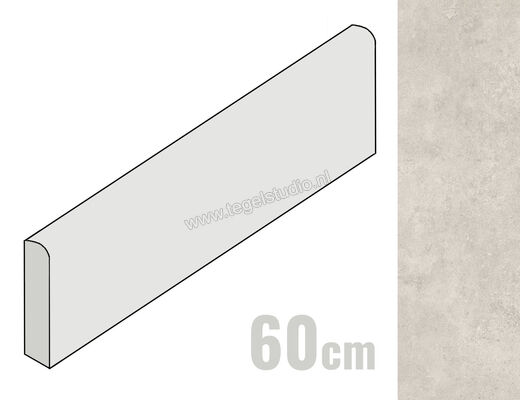  Ceramiche Caesar Civic Cross Plinth 7.2x60 cm Plint Mat Vlak Touch Plus AIHF CAE | 430739