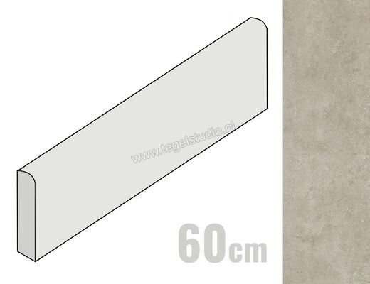  Ceramiche Caesar Civic Cross Fusion 7.2x60 cm Plint Mat Vlak Touch Plus AIHE CAE | 430742