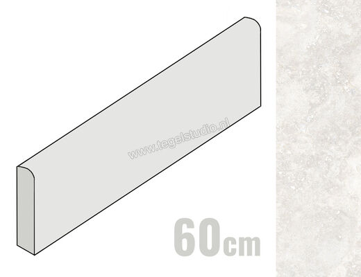  La Fabbrica Ava Imperial Trevi 7x60 cm Plint Mat Gestructureerd Naturale 155112 | 439622