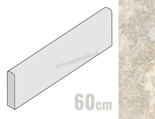  La Fabbrica Ava Imperial Tivoli 7x60 cm Plint Mat Gestructureerd Naturale 155114 | 439628