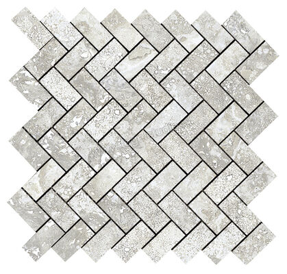  La Fabbrica Ava Imperial Alabastrino 30x30 cm Wandtegel Spina di pesce Mat Gestructureerd Naturale 155301 | 439631