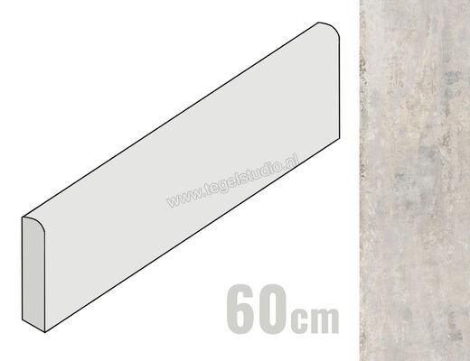  La Fabbrica Ava Artile Greige 7x60 cm Plint Mat Gestructureerd Naturale 156102 | 440093