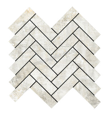  La Fabbrica Ava Artile Ivory 30x30 cm Decor Spina Di Pesce Mat Gestructureerd Naturale 156303 | 440114