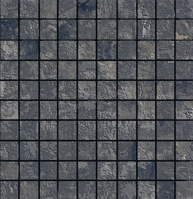  La Fabbrica Ava Artile Black Gold 30x30 cm Mozaiek 2,5x2,5 Mat Gestructureerd Naturale 156321 | 440144