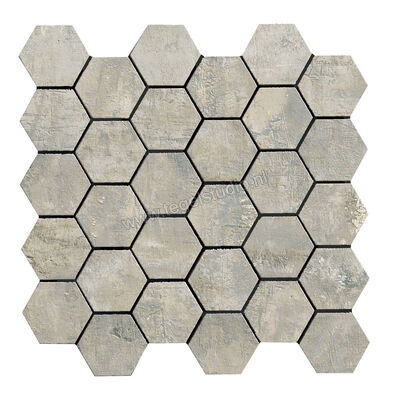 La Fabbrica Ava Artile Greige 30x30 cm Mozaiek Esagona 5x5 Mat Gestructureerd Naturale 156332 | 440165