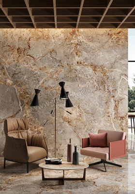  La Fabbrica Ava Breccia Argentum Breccia Argentum 120x120 cm Vloertegel / Wandtegel Glanzend Vlak Lappato 163021 | 442058