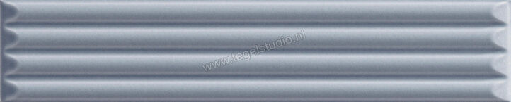  La Fabbrica Ava Up Blue 5x25 cm Decor Cannettato Mat 3D Matte 192127 | 443738