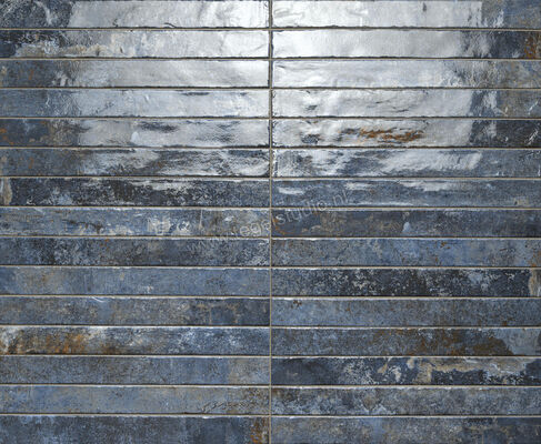  La Fabbrica Ava Kist Lux Dark Blue 4.8x45 cm Wandtegel Glanzend Vlak Lux 264022 | 444122