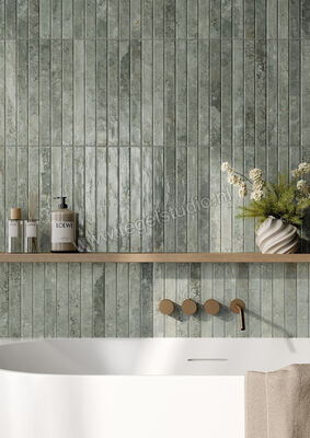  La Fabbrica Ava Kist Lux Jade 4.8x45 cm Wandtegel Glanzend Vlak Lux 264042 | 444200