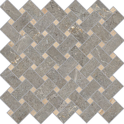  La Fabbrica Ava Noble Stone Taupe 29.7x29.7 cm Decor Basket Mat Vlak Naturale 199115 | 445076