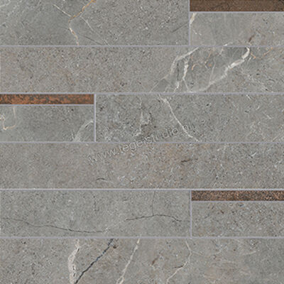  La Fabbrica Ava Noble Stone Grey 30x30 cm Mozaiek Modulo Mat Vlak Naturale 199132 | 445097