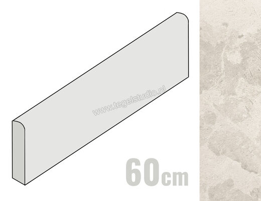 Ceramiche Caesar Bloomstone Petal 7.2x60 cm Plint Mat Vlak Naturale AIPF | 445447