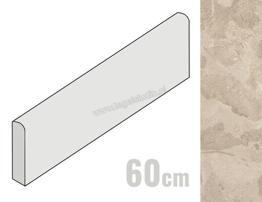  Ceramiche Caesar Bloomstone Shell 7.2x60 cm Plint Mat Vlak Naturale AIPH | 445450