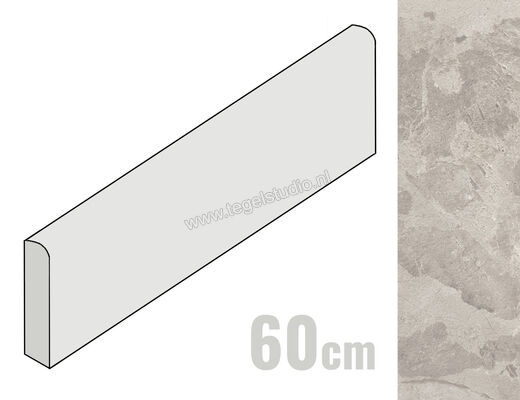  Ceramiche Caesar Bloomstone Silt 7.2x60 cm Plint Mat Vlak Naturale AIPE | 445453