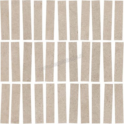  Ragno Solida Corda 31x31 cm Mozaiek Stick Mat Vlak Naturale RDJE | 448328