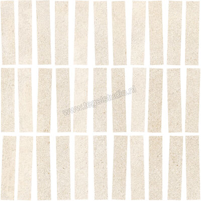  Ragno Solida Bianco 31x31 cm Mozaiek Stick Mat Vlak Naturale RDJD | 448334
